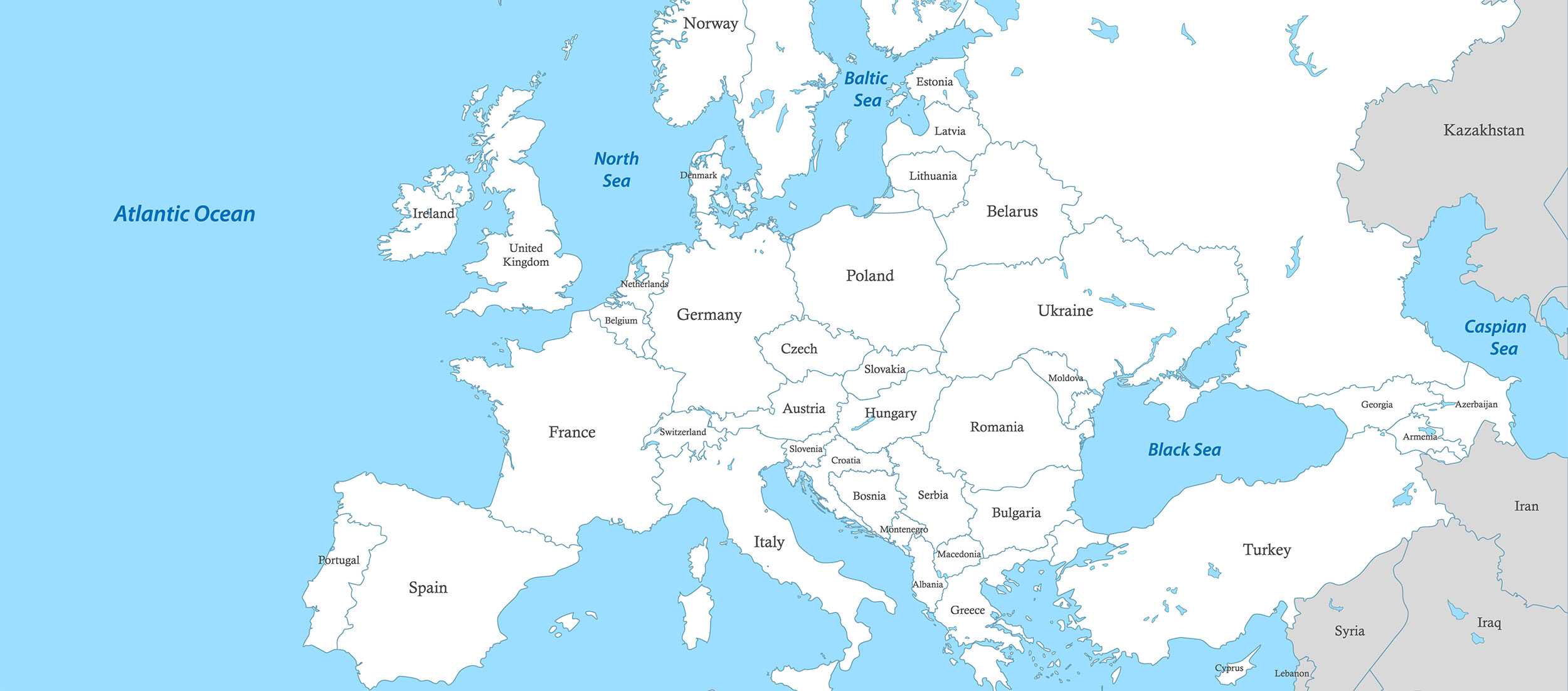Карта на Европа